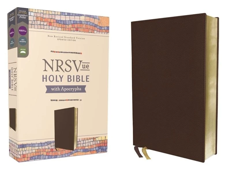 Zondervan NRSVUE Holy Bible With Apocrypha, Leathersoft, Brown 3 Zondervan NRSVUE Holy Bible With Apocrypha, Leathersoft, Brown