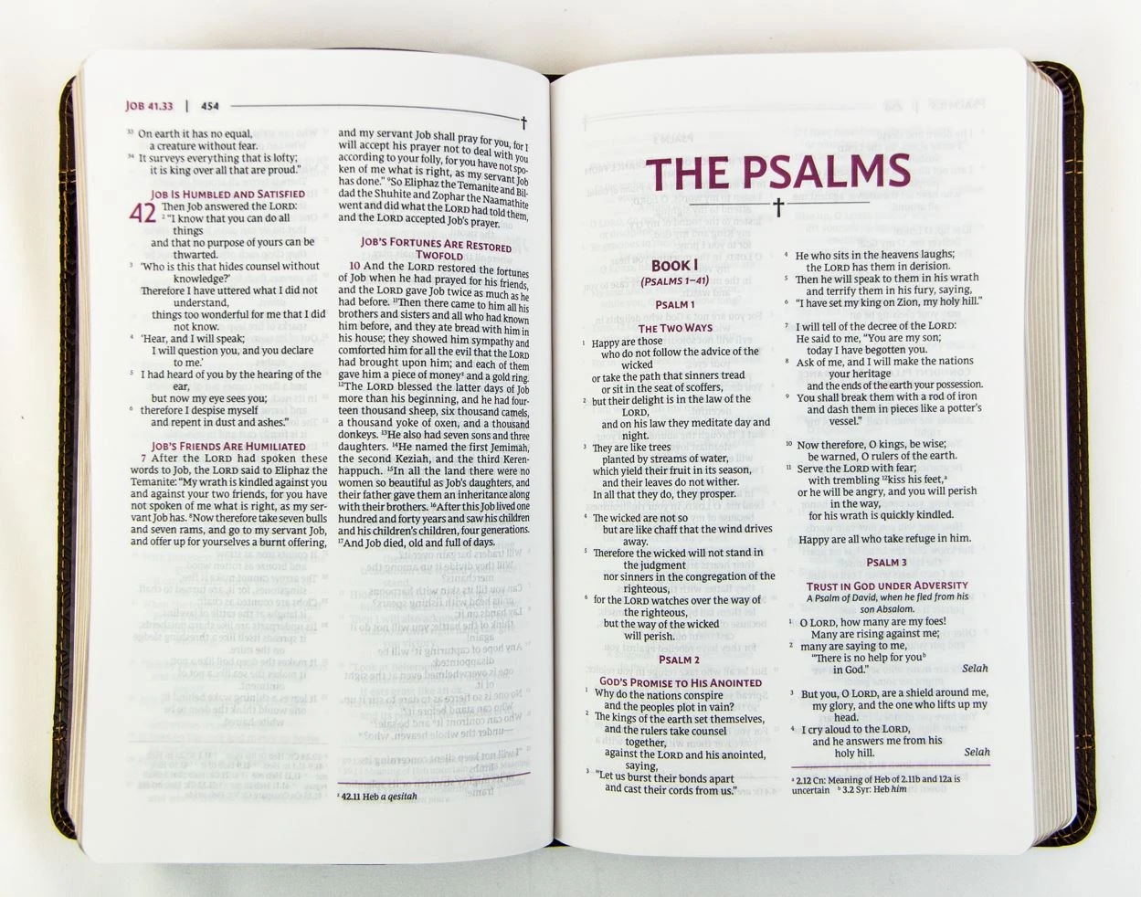 Zondervan NRSVUE Holy Bible, Personal Size, Leathersoft, Brown, Comfort Print 5 Zondervan NRSVUE Holy Bible, Personal Size, Leathersoft, Brown, Comfort Print - Image 3