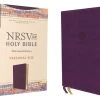 Zondervan NRSVUE Holy Bible, Personal Size, Leathersoft, Purple, Comfort Print -SHOPtheWORD store 226 0020 0