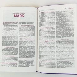 Zondervan NRSVUE Holy Bible, Personal Size, Leathersoft, Purple, Comfort Print -SHOPtheWORD store 226 0020 2